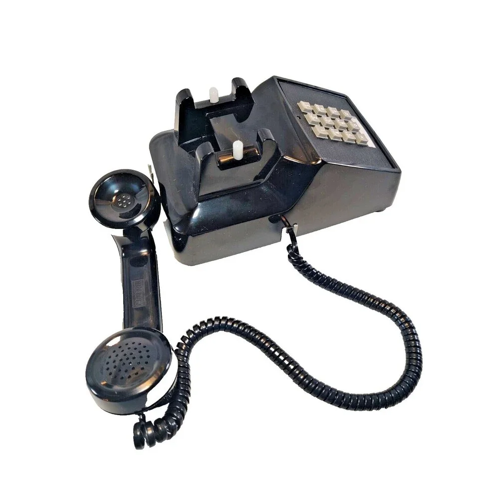 Vintage Cortelco 250000-VBA-20MD Black Push Button Telephone Desktop Phone USA - Picture 7 of 13